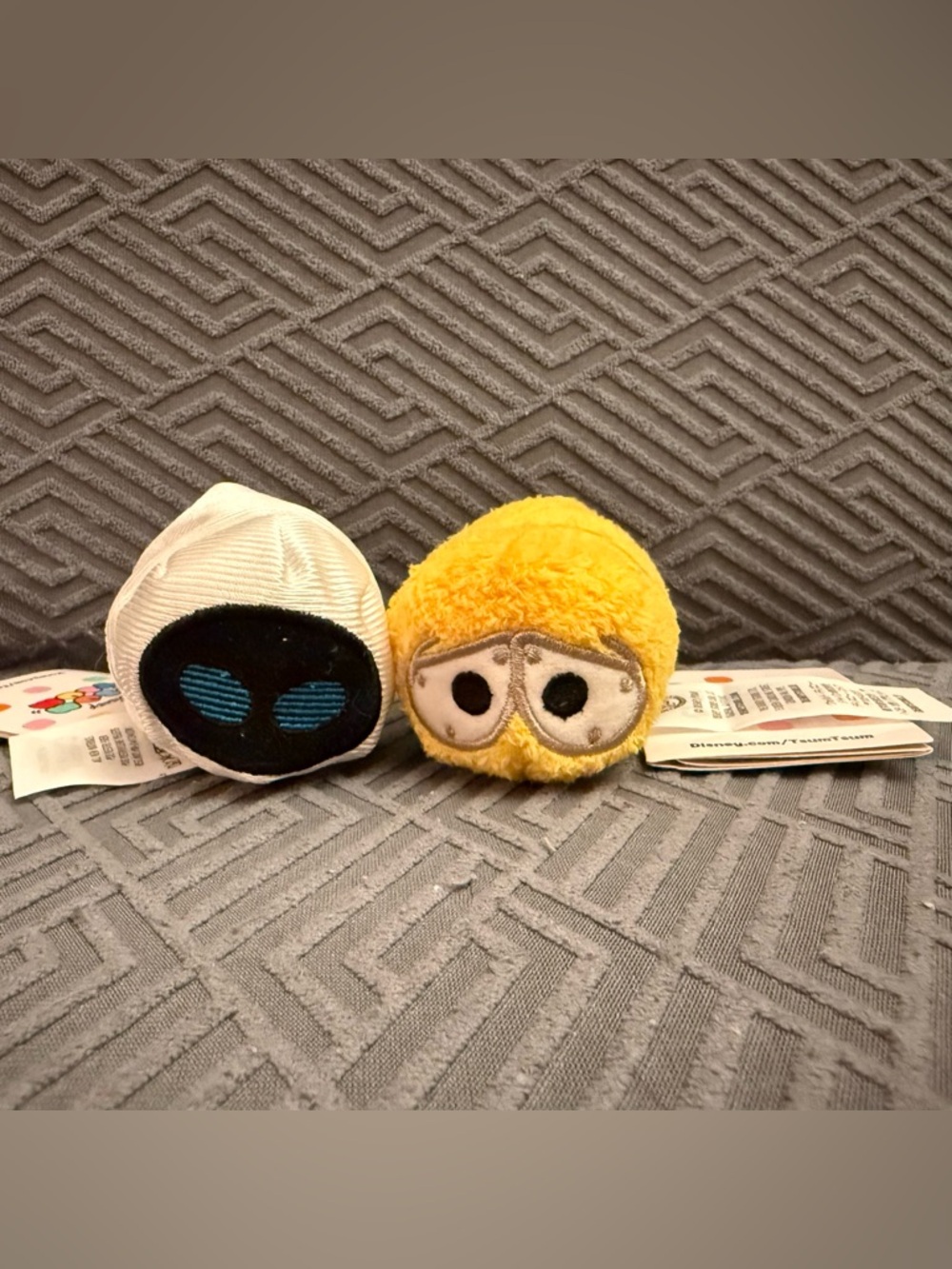 NWT Disney Tsum Tsum 2017 Walle And Eve Mini Plush 3.5” Set Of 2